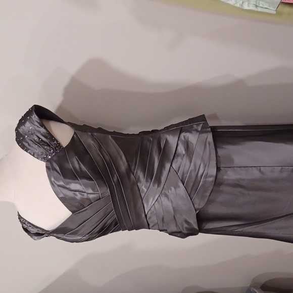 Alfred Angelo Style 7246 "Carbon" 2 Piece Taffeta Gown NEW- Sz. 14 - Picture 12 of 14